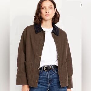Old Navy Women's Canvas Barn Jacket Brand New Large L